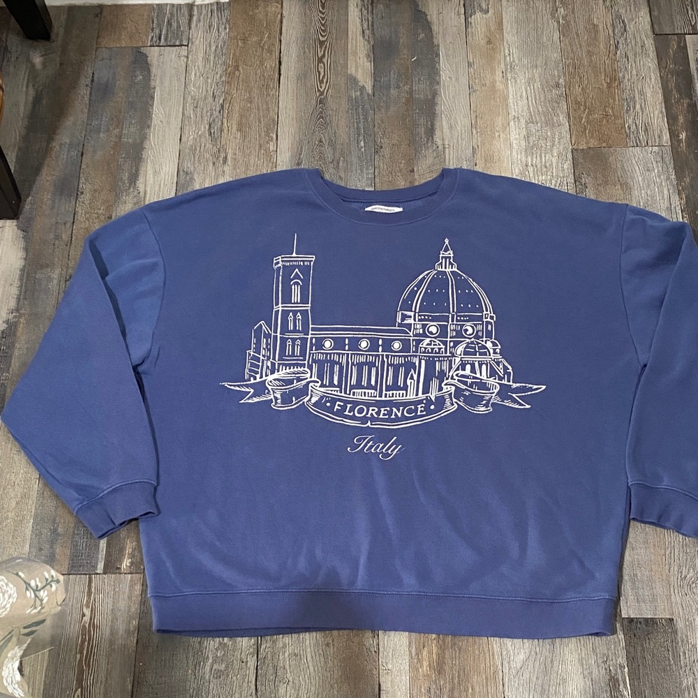 Grayson Threads light Blue Florence Crewneck Swea… - image 2